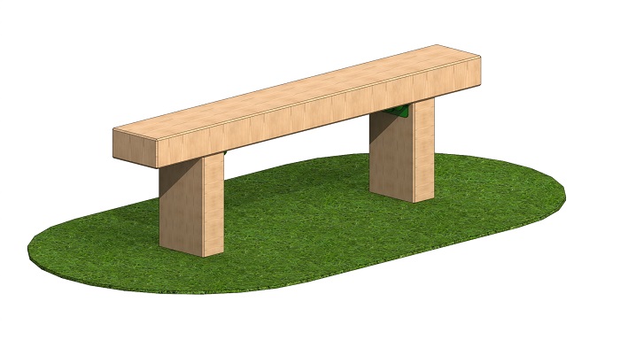 Sleeper Bench 1.4m